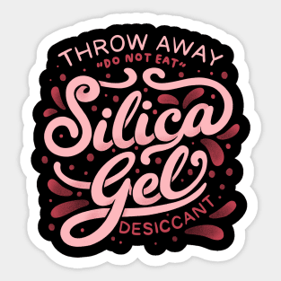 Silica Gel Lettering by Tobe Fonseca Sticker